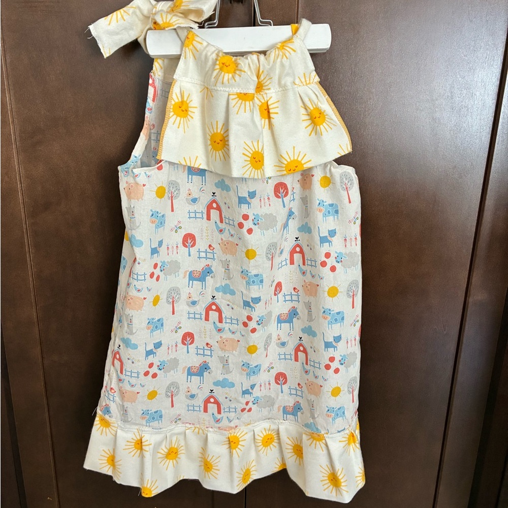 Sunshine and Farm Print Dress
